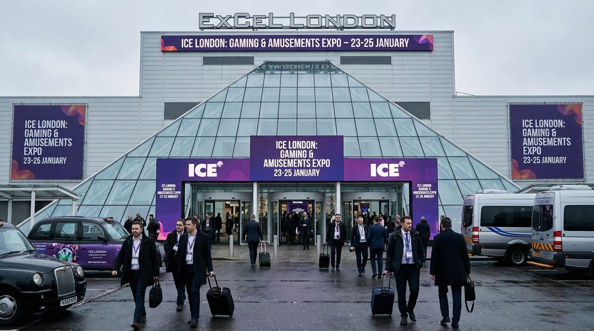 EAG Expo 2027 preview — ExCeL London exhibition floor with amusements trade visitors