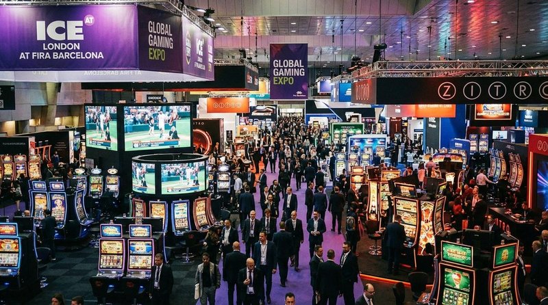 ICE Barcelona gaming exhibition floor at Fira Barcelona Gran Via